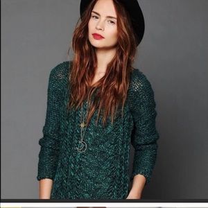 Free People Chunky Knit Sweater